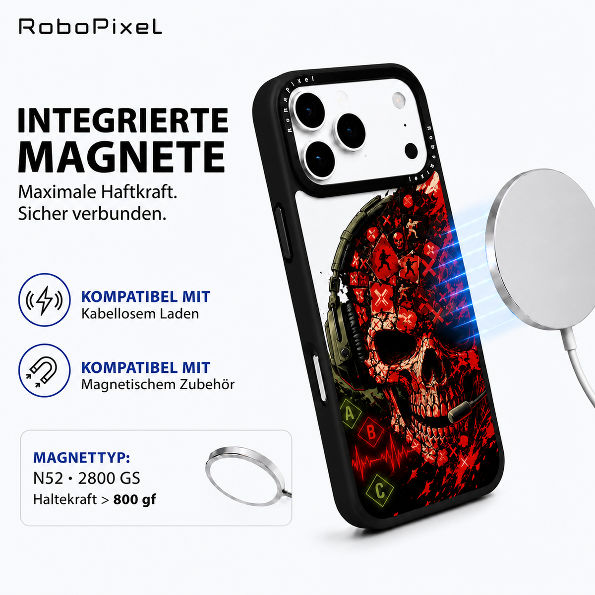 Kill Confirmed Handyhülle auf iPhone 17 Pro Max abgebildet