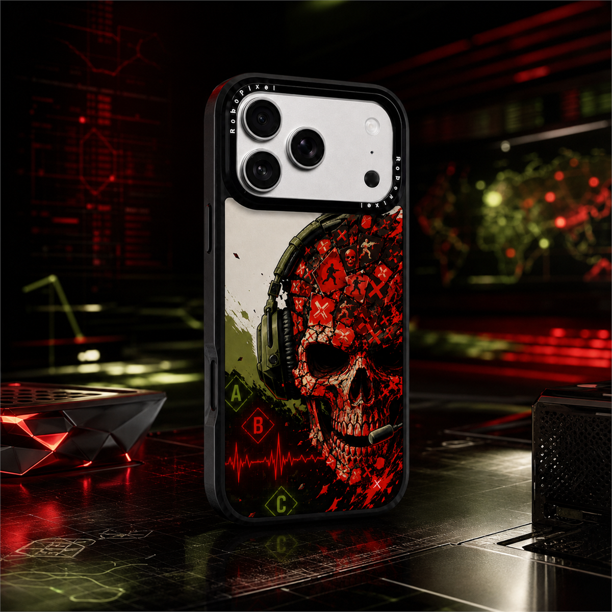 Kill Confirmed phone case shown on iPhone 17 Pro Max