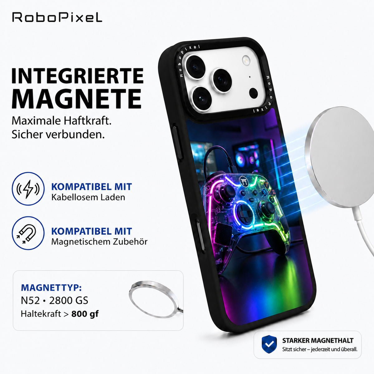 Neon No Yume Handyhülle auf iPhone 17 Pro Max abgebildet