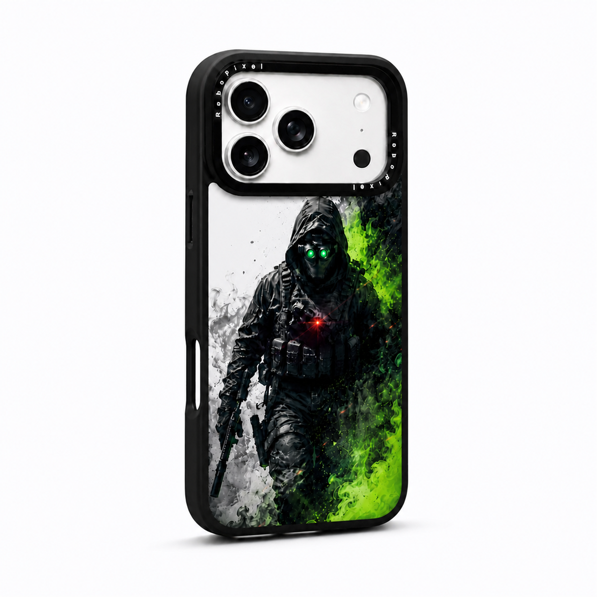 Operator Shadow phone case shown on iPhone 17 Pro Max
