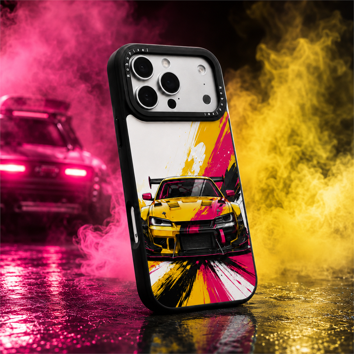 Track Predator phone case shown on iPhone 17 Pro Max