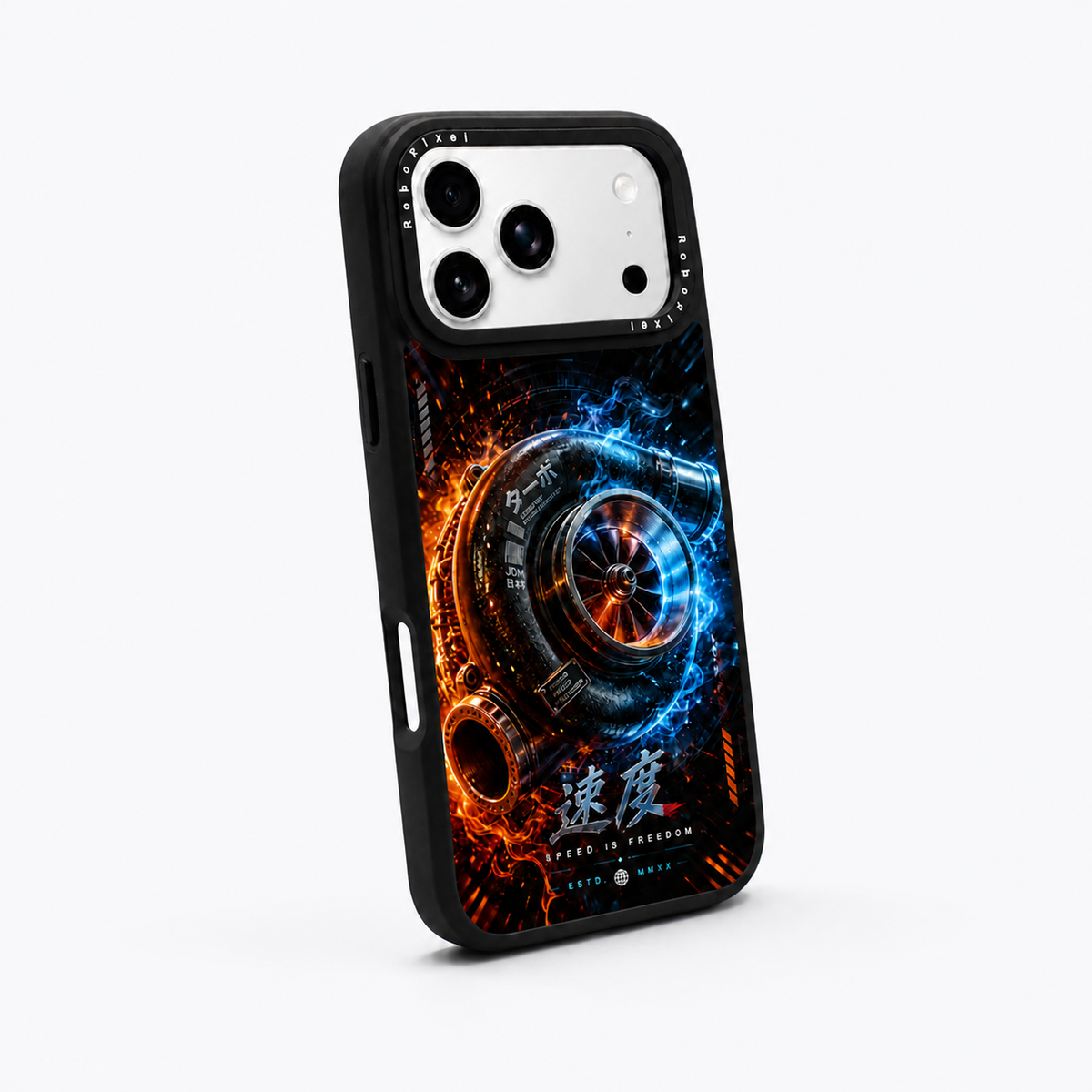 Velocity Core phone case shown on iPhone 17 Pro Max