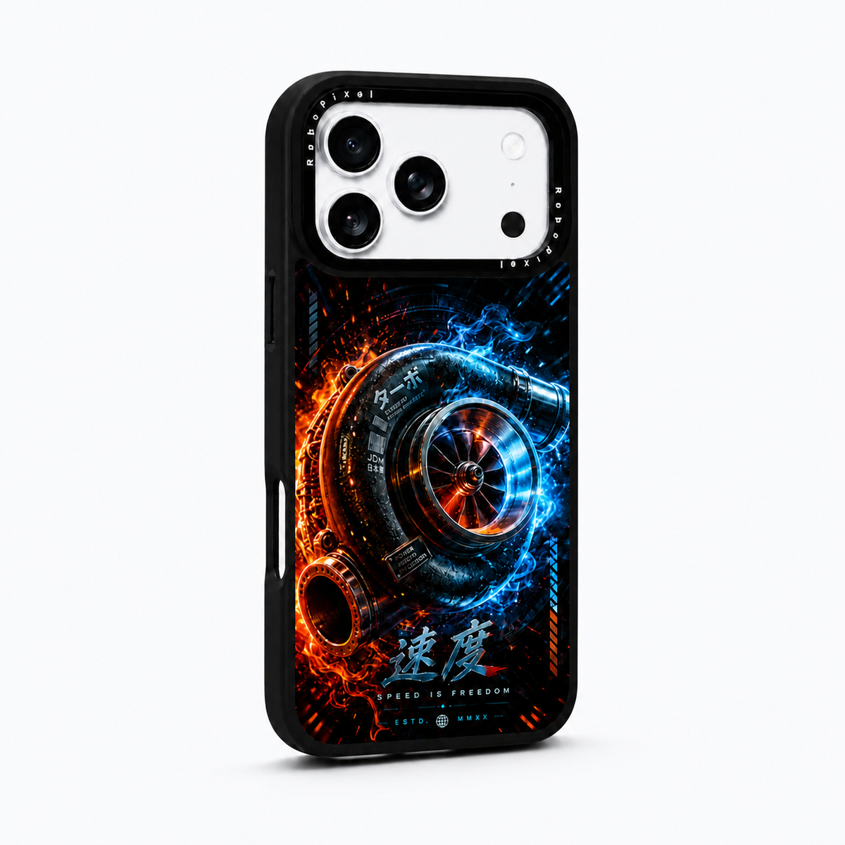 Velocity Core phone case shown on iPhone 17 Pro Max