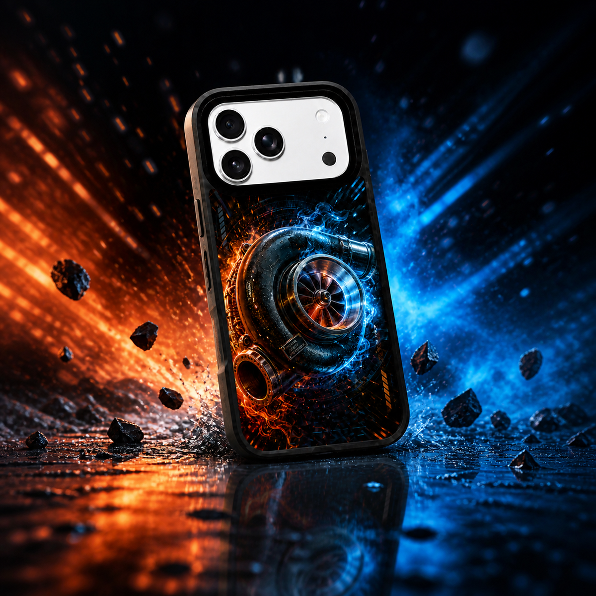Velocity Core phone case shown on iPhone 17 Pro Max