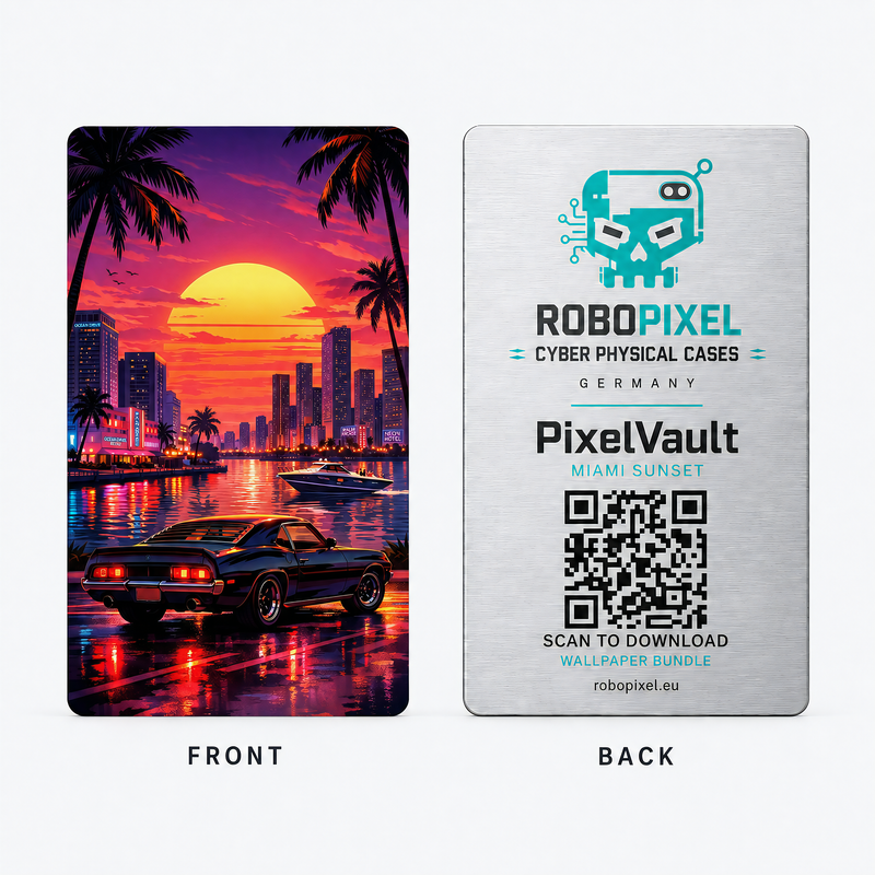 PixelVault metal card