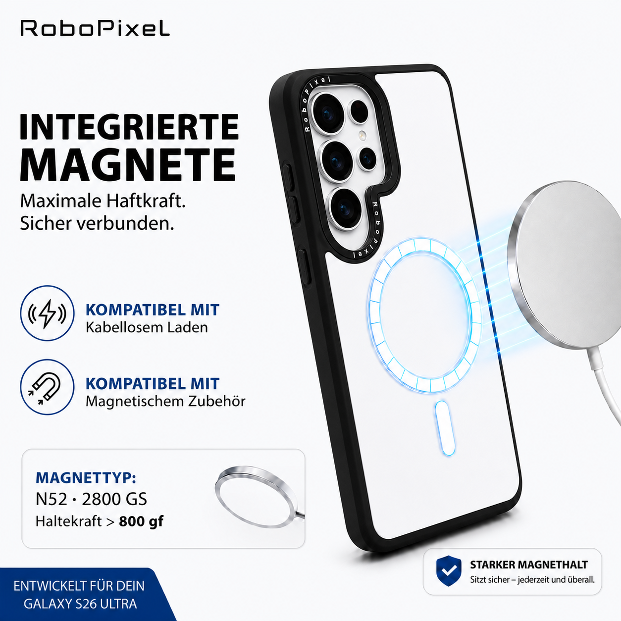Individuelle RoboPixel Samsung Handyhülle, Produktfoto 2