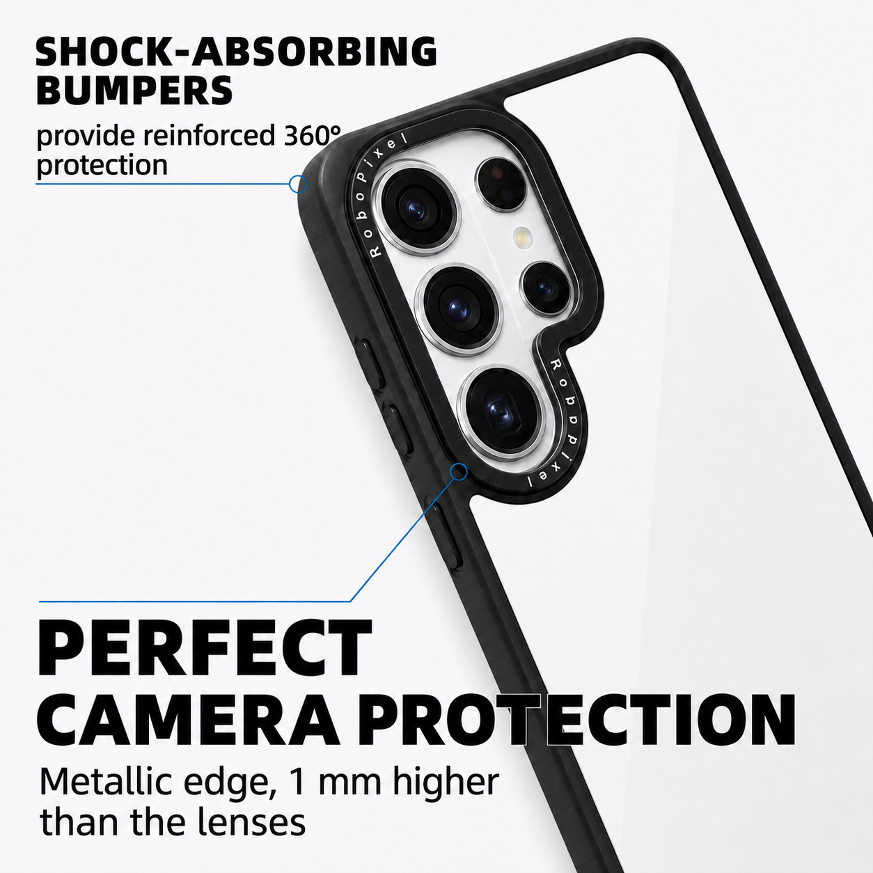 RoboPixel custom Samsung phone case, product photo 3