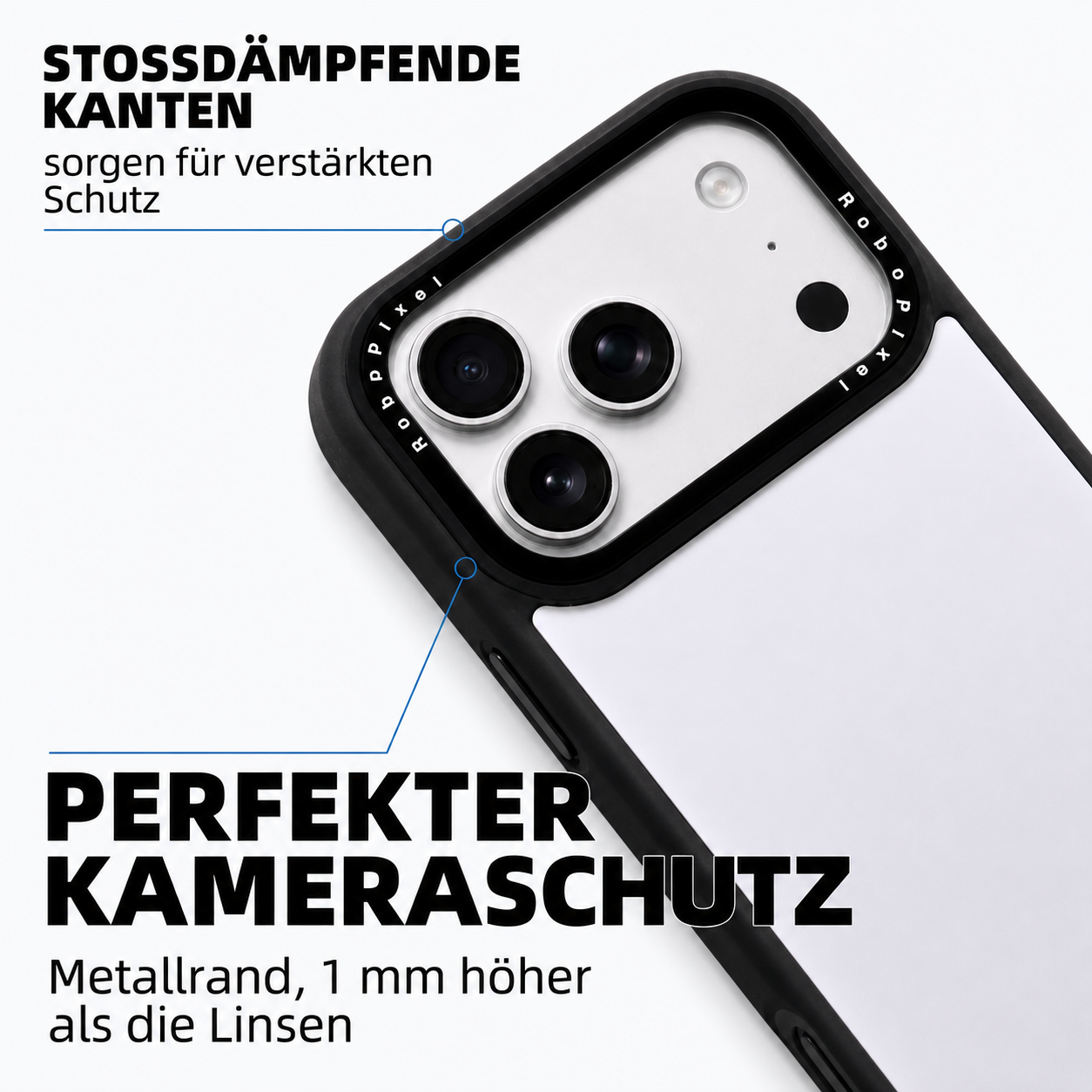 Individuelle RoboPixel Apple Handyhülle, Produktfoto 3