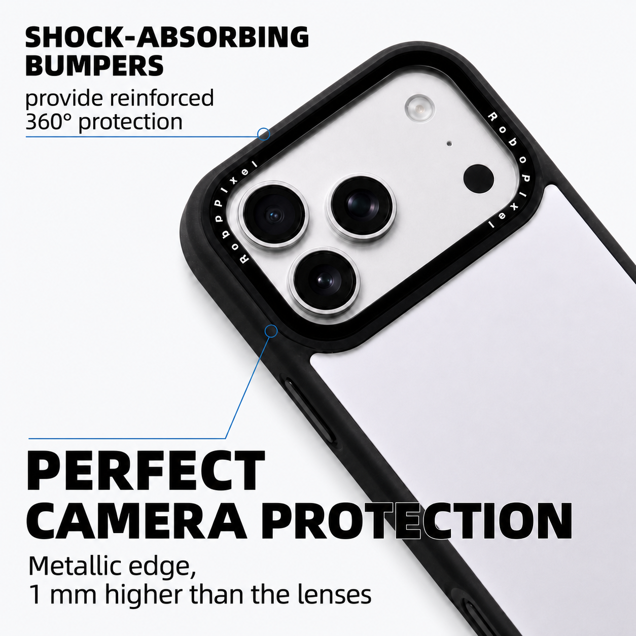 RoboPixel custom Apple phone case, product photo 3